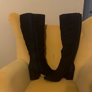 Chic Black Over the Knee Women's Boots